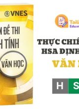 Thực chiến đề thi HSA Định lượng Văn Học VNES PDF